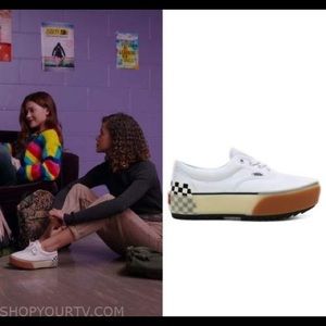 UA Era Stacked WHITE/CHECKERBO